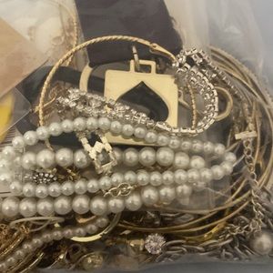 Bundle of random costume jewlery for summer! Hoops, necklaces, waist chains, etc